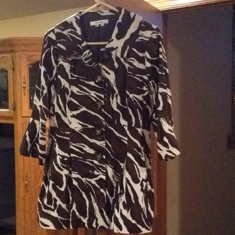 Tunic shirt jacket